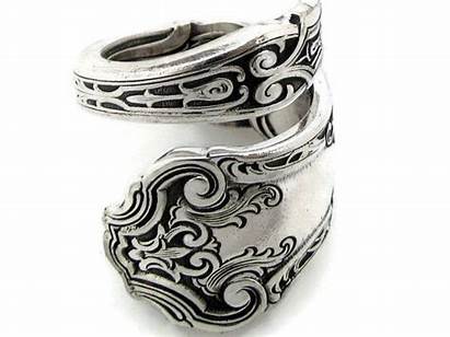 Spoon Cardinal Wrapped Ring