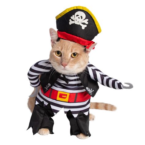 Pet Krewe Pirate Cat Costume Black Owned