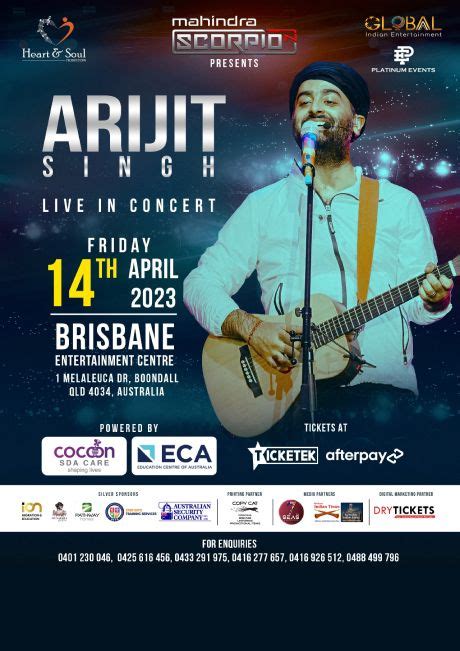 Arijit Singh Live In Concert Brisbane Au