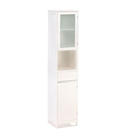 Tall White Storage Cabinet 10015128