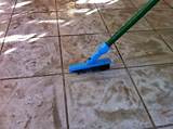 Photos of Floor Tile Grout Cleaning