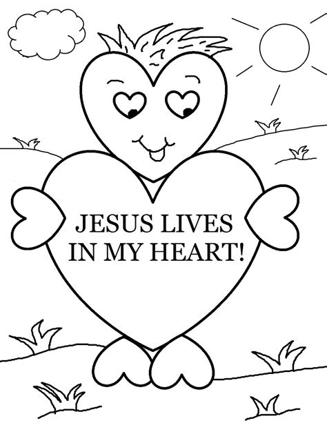 45 God Is Love Coloring Pages For Kids