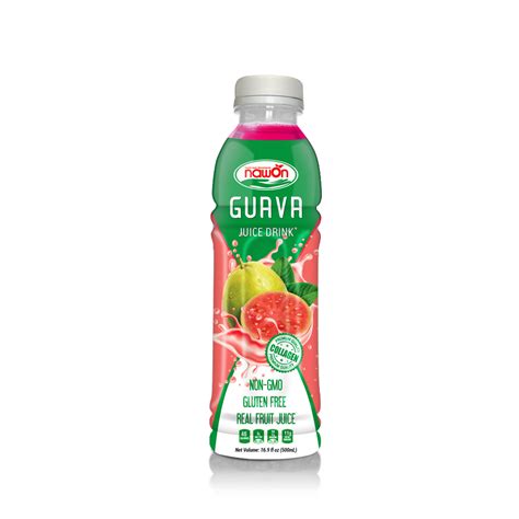 Guava Juice Drink With Collagen 500ml Packing 24 Bottles Carton