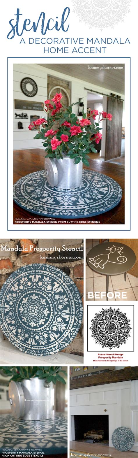 Stencil A Decorative Mandala Home Accent