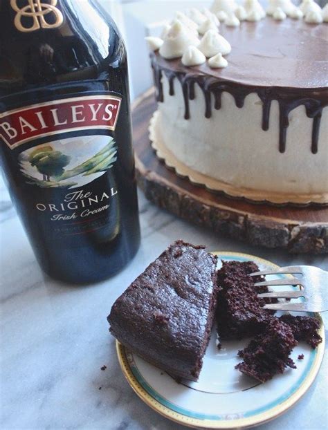 Guinness Chocolate Cake W Baileys Cream Cheese Frosting And Chocolate