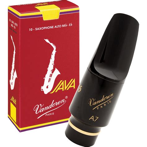 Vandoren V16 Hard Rubber Alto Saxophone Mouthpiece With Half Off Java Red Reeds Musicians Friend