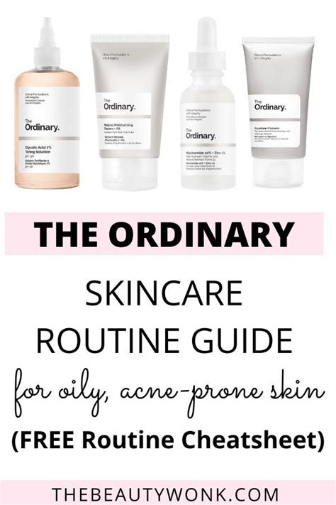 The Ordinary Skincare Routine For Oily Acne Prone Skin Acne Prone