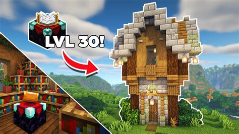 Simple Enchanting Tower Lvl30 Minecraft Tutorial Youtube