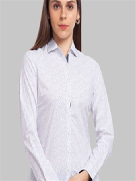Buy Park Avenue Women White Printed Casual Shirt Shirts For Women 18457610 Myntra