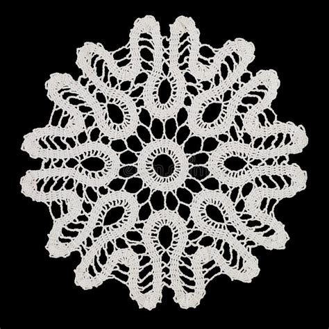 Vintage Lace Stock Photo Image Of Square Isolated Black 13164016