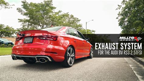 Audi 8v Rs3 Milltek Exhaust System Start Up Revs Fly By And More