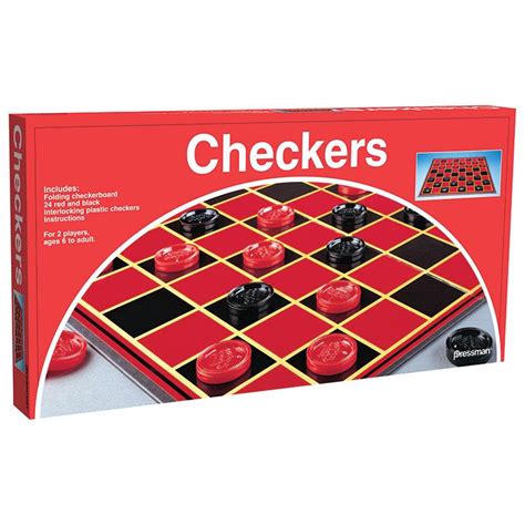 Checkers With Images Checkers Board Game Classic Board Games Checkers Game