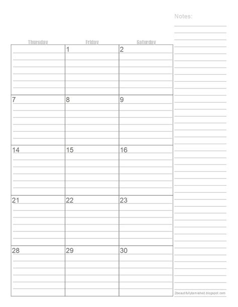 Lined Monthly Calendar 2021 Month Calendar Printable
