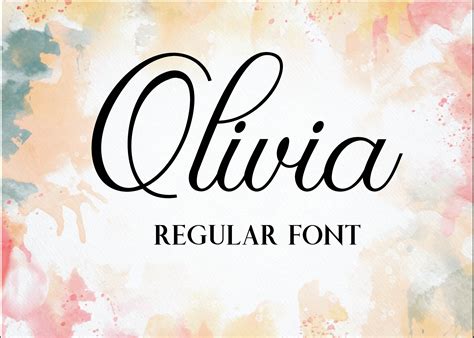 Olivia Font By Fonts Home · Creative Fabrica