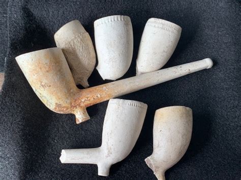 Authentic Clay Pipes Excavated From Civil War Campsites Etsy