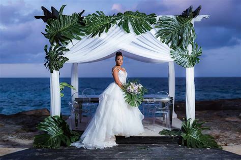 One Love Luxury Cliffside Wedding In Jamaica Black Nuptials