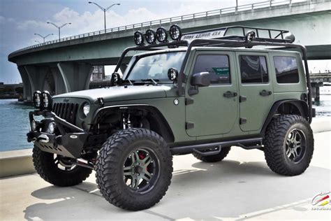 Military Green Jeep Wrangler By Cec Wheels Green Jeep Wrangler Green