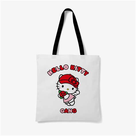 Hello Kitty Gang Rose Graphic Tote Bag Shop Sanrio