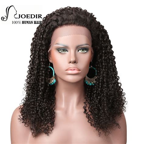 Joedir 360 Lace Frontal Wigs For Woman Brazilian Jerry Curl Lace Front