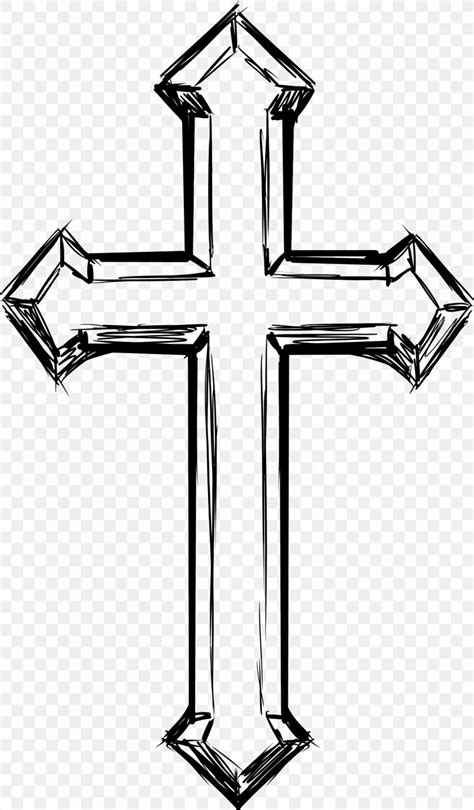 Cool Black And White Cross Drawings