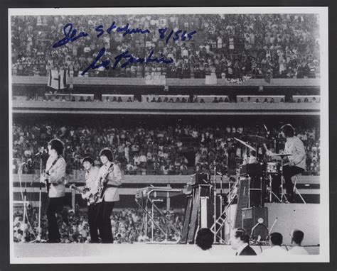 Lot Detail Sid Bernstein Signed And Inscribes Beatles Shea Stadium