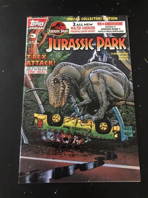 Topps Jurassic Park Comics 1993 Special Collectors Edition 3 And 4 Lot Of 2x 099 Picclick