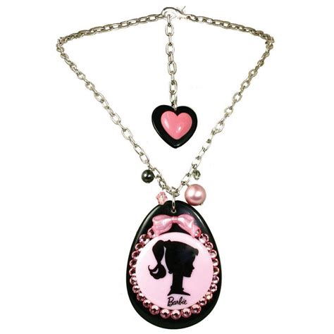 Classic Barbie Necklace Pendant Necklace Heart Shaped Pendant