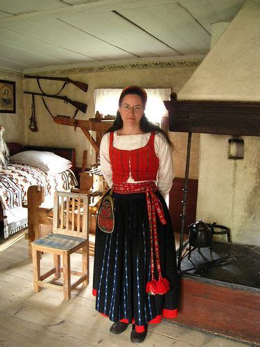 Stockholm Skansen Swedish Traditional Costume Swedish Dress Scandinavian Costume Sweden