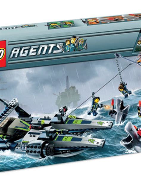 Lego 8633 Mission 4 Speedboat Rescue Agents Crossdock