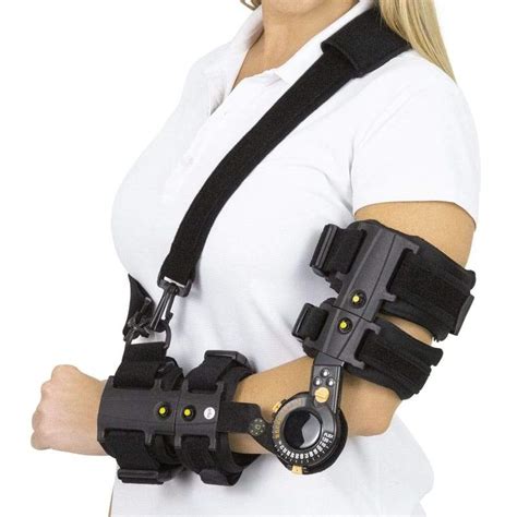 Hinged Elbow Brace Range Of Motion Support Vive Health