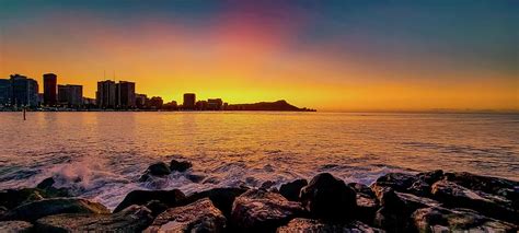 Waikiki Sunrise Photograph By Jb Johnson Fine Art America