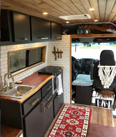 Dodge Sprinter Van Converted To Tiny House On Wheels Apartment Therapy