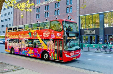 Hop On Hop Off Bus Amsterdam Boat City Sightseeing©