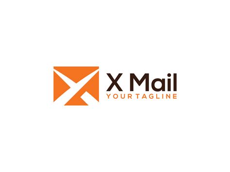 X Mail Logo Design By Satset Std On Dribbble