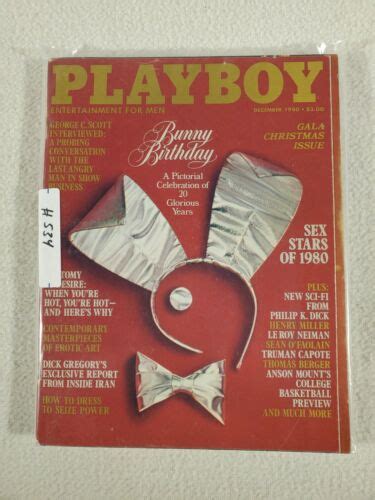Playboy Magazine December 1980 ~ Playmate Terri Welles Dorothy Stratten