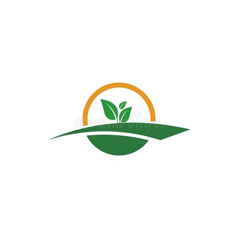 Simple Modern Agriculture Logo Design Vector Stock Vector