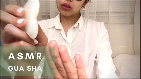 Asmr Facial Massage Gua Sha And Skincare Youtube