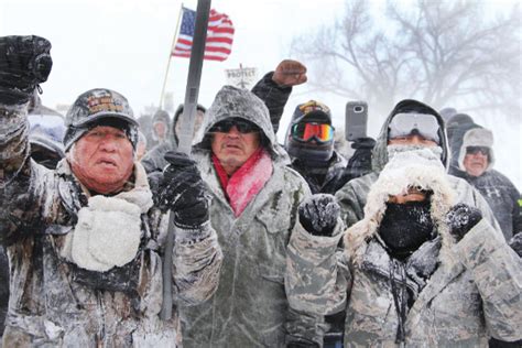 Thousands Of Veterans Stand With Standing Rock Peoples Tribune