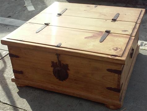 35w x 18h x 35d. UHURU FURNITURE & COLLECTIBLES: SOLD Square Mexican Pine ...
