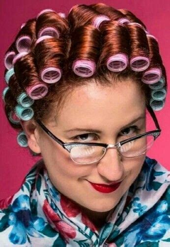 pin on sexy in curlers