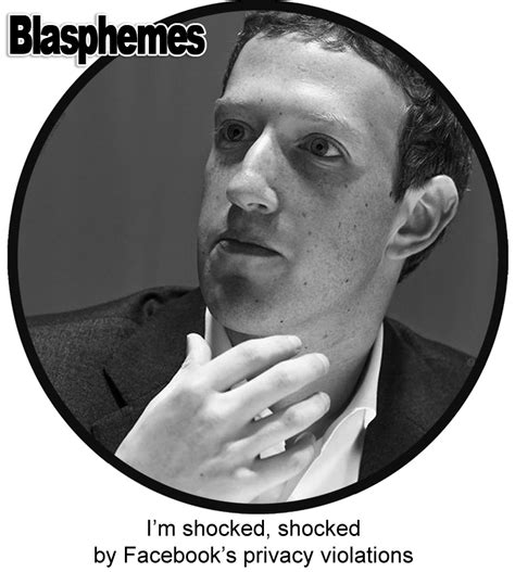 Blasphemes Zuckerberg Of Facebook Shocked