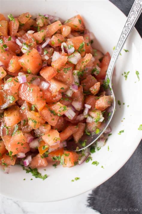 Moroccan Tomato Salad Pitcher And Powell