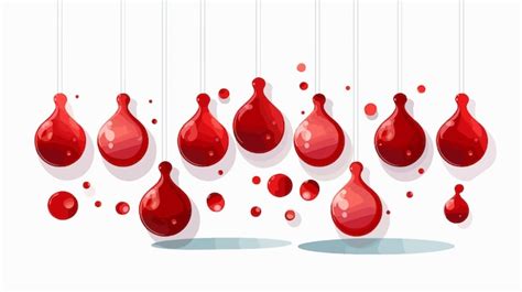 Blood Drops With Different Blood Types Vector Illustration Premium Ai