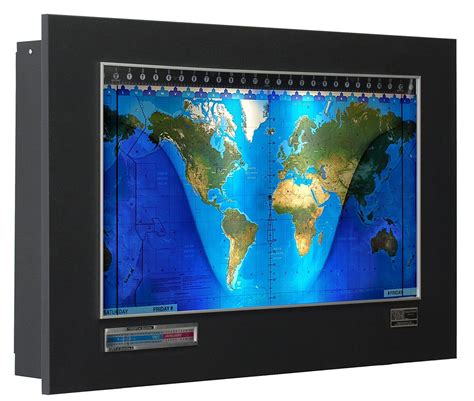 Geochron Standard World Clock With Mapset Options More Than A Moving