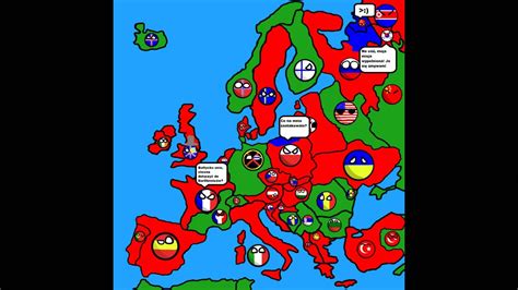 Alternatywna Przysz O Europy W Countryballs Za Du O Wojen Eng