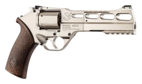 BO Chiappa Rhino 60DS 357 Magnum CO2 Revolver Nickel Chrome Finish