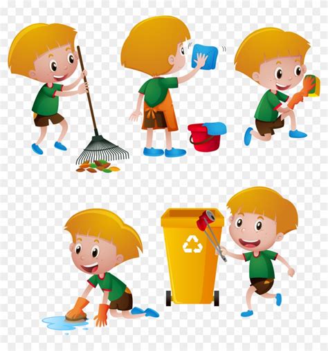 Chores Clipart Classroom Cleaning Commercial Graphics Clip Art Library