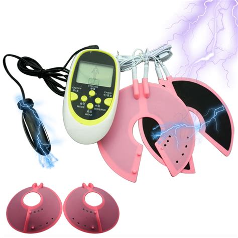 Electric Shock Set Nipple Massager Stimulation Anal Butt Plug Medical