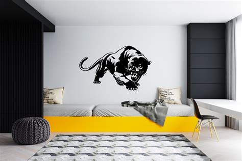 Panther Wall Decal Panther Wall Sticker Panther Wall Decor Etsy