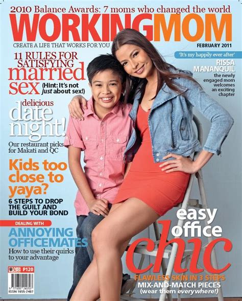 Rissa Mananquil And Son Are On The Cover Of ‘working Mom Starmometer